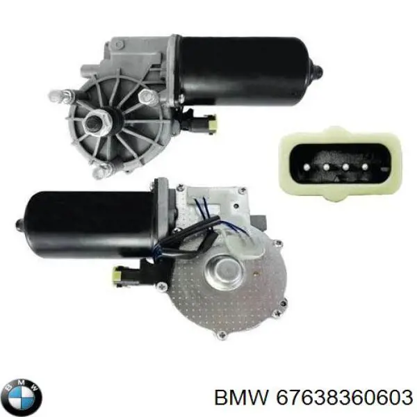 67638360603 BMW motor del limpiaparabrisas del parabrisas