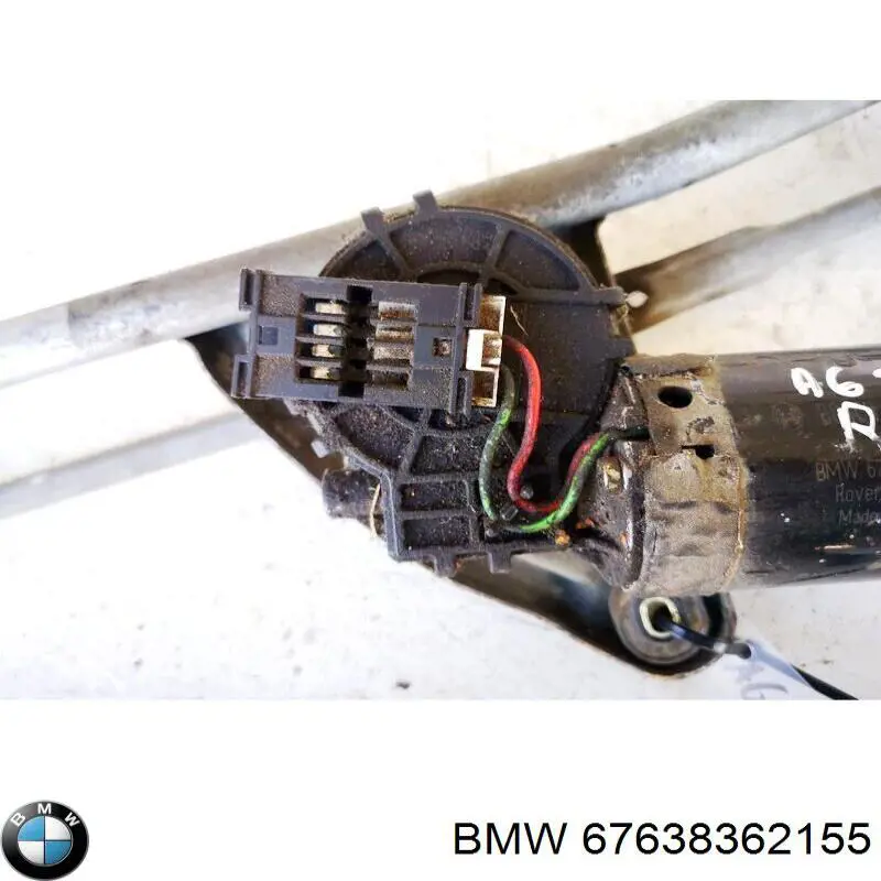 67638362155 BMW motor del limpiaparabrisas del parabrisas