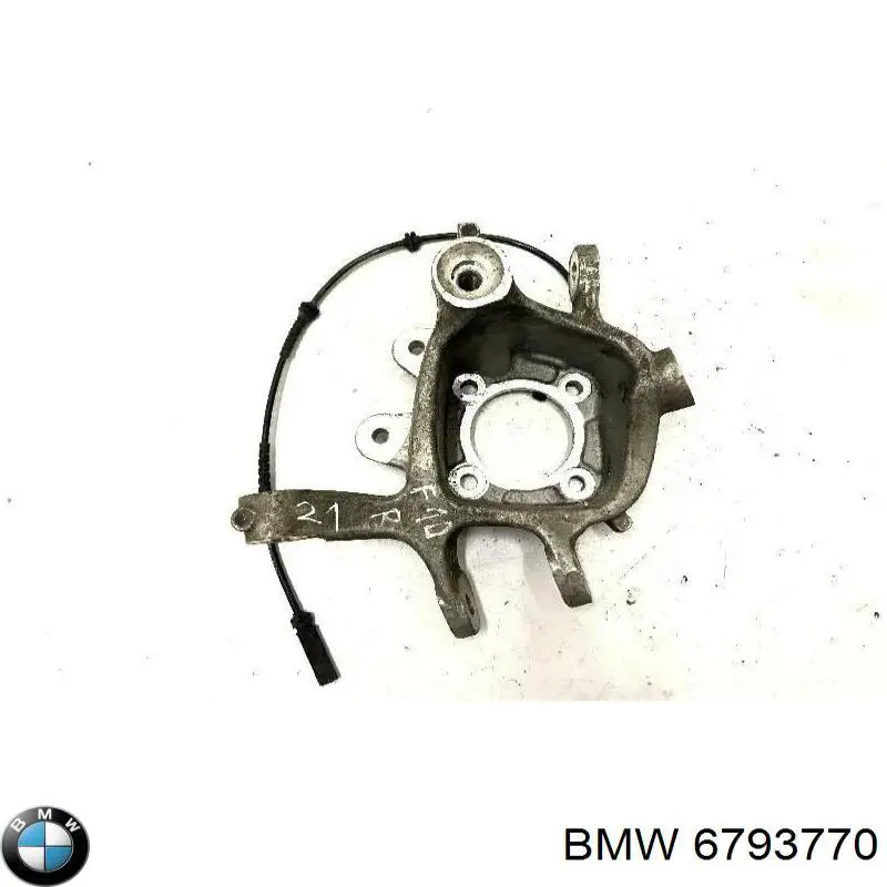 Muñón de eje, cuerpo del eje, trasero izquierdo para BMW 5 (F10)