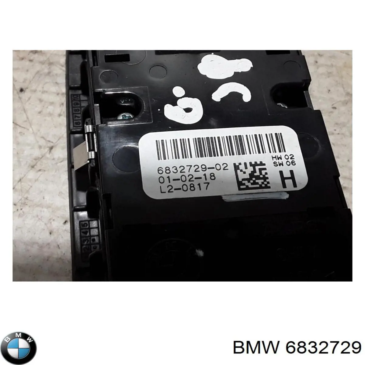 Comprar 6832729 BMW Interruptor de elevalunas delantera izquierda