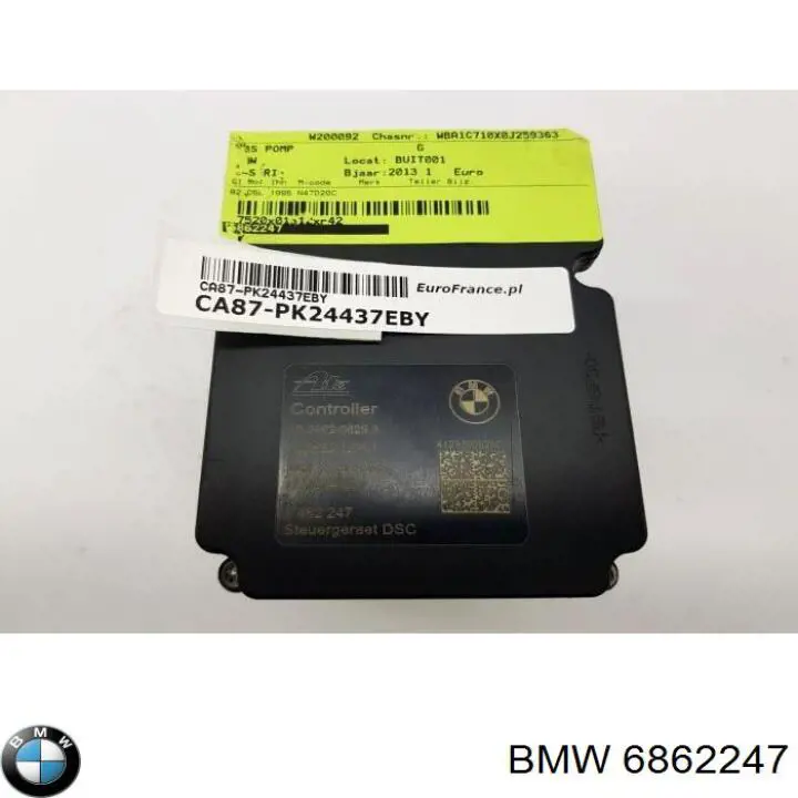 6862247 BMW Unidad de control ABS hidráulico