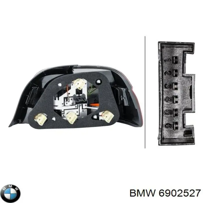 6902527 BMW piloto posterior izquierdo