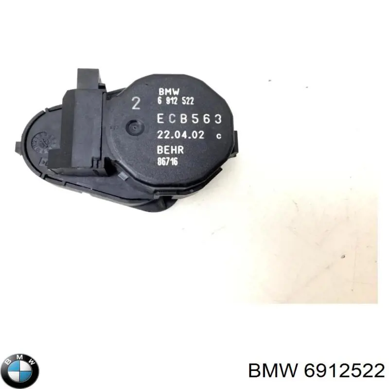 6912522 BMW cerradura, tapa del depósito de gasolina