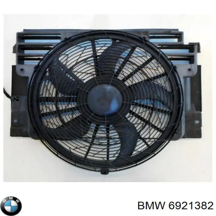 6921382 BMW Difusor del radiador del aire acondicionado con ventilador y motor