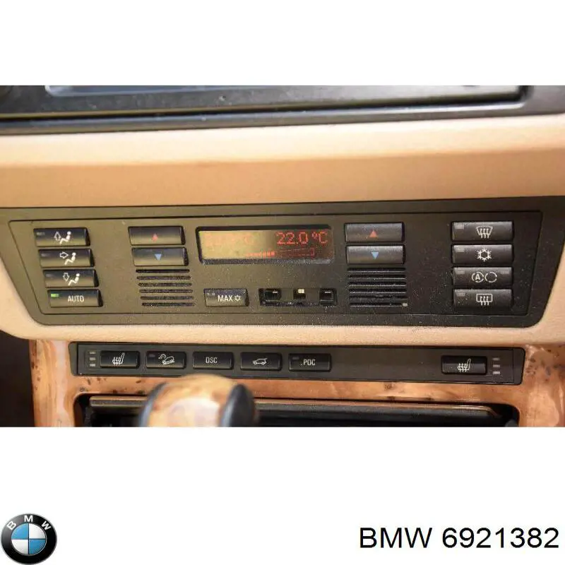 Difusor del radiador del aire acondicionado con ventilador y motor 6921382 BMW
