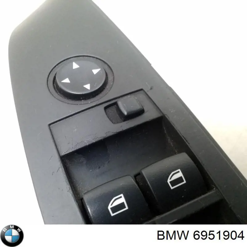 Interruptor de elevalunas delantera izquierda 6939090 BMW