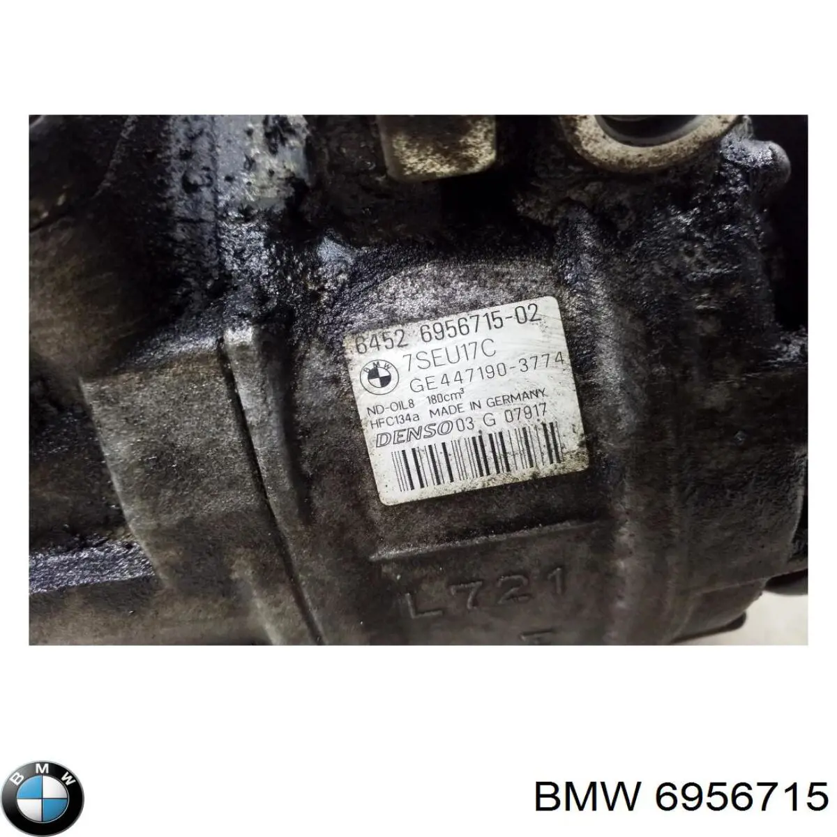 Compresor de aire acondicionado 6956715 BMW
