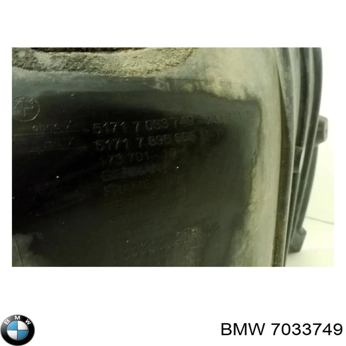 BM0463604 Prasco Guardalodos interior izquierdo, guardafango delantero