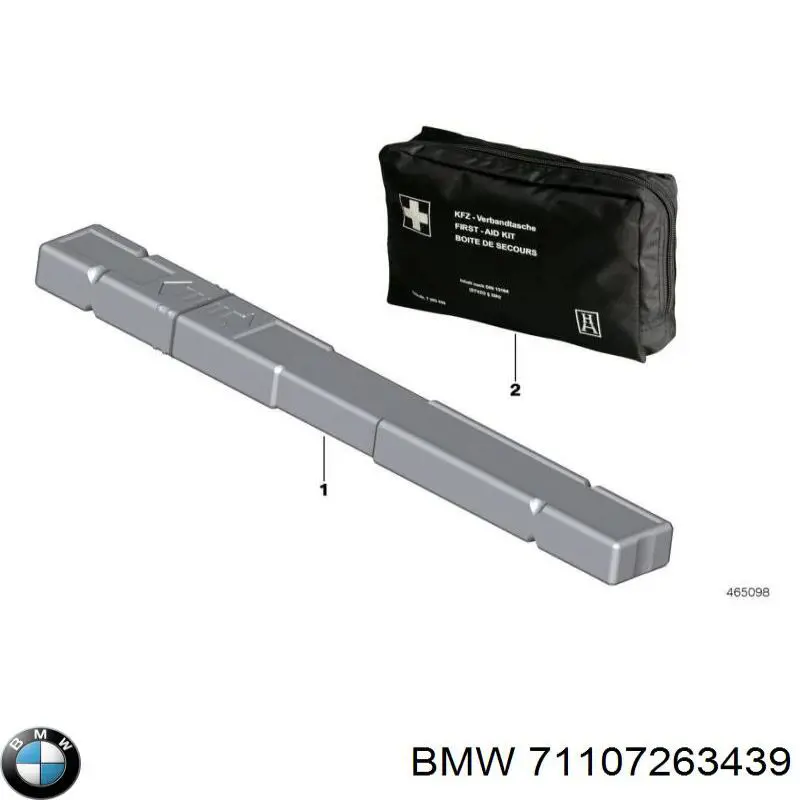 71107263439 BMW coche botiquín de primeros auxilios