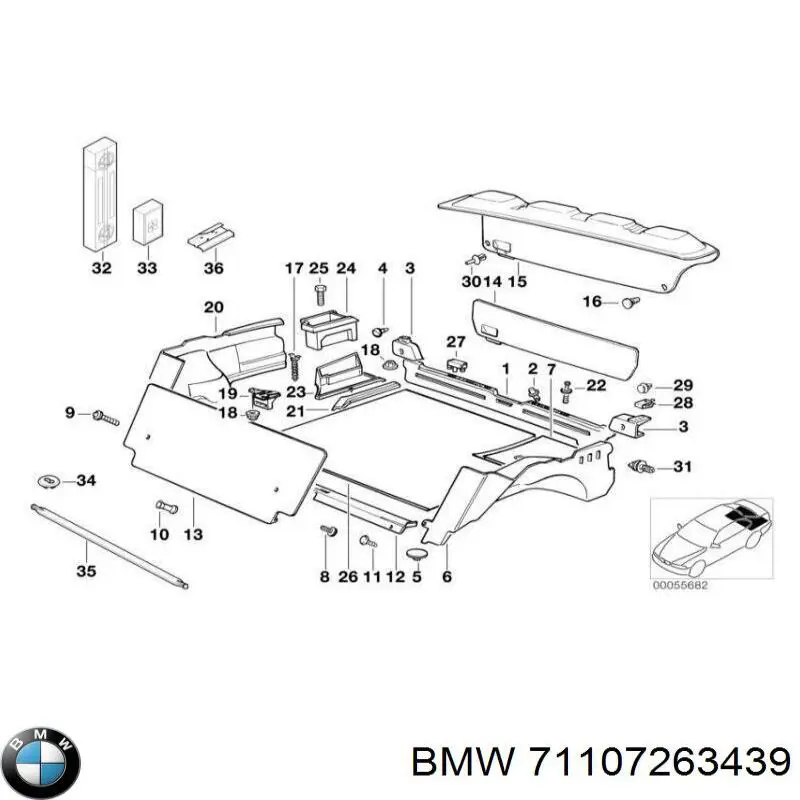 Botiquín de primeros auxilios para automóvil BMW 71107263439 precio, desde 42,31 EUR