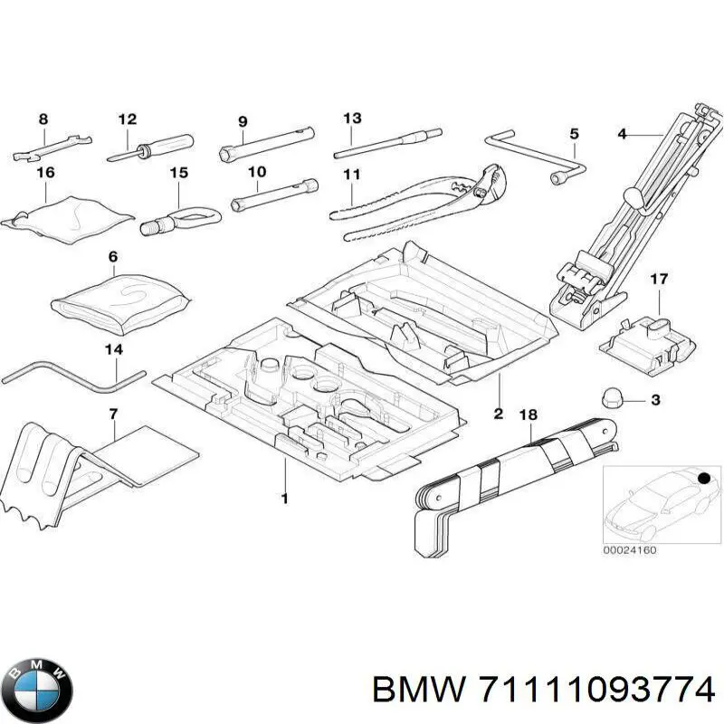  BMW 71111093774 precio, desde 2,31 EUR