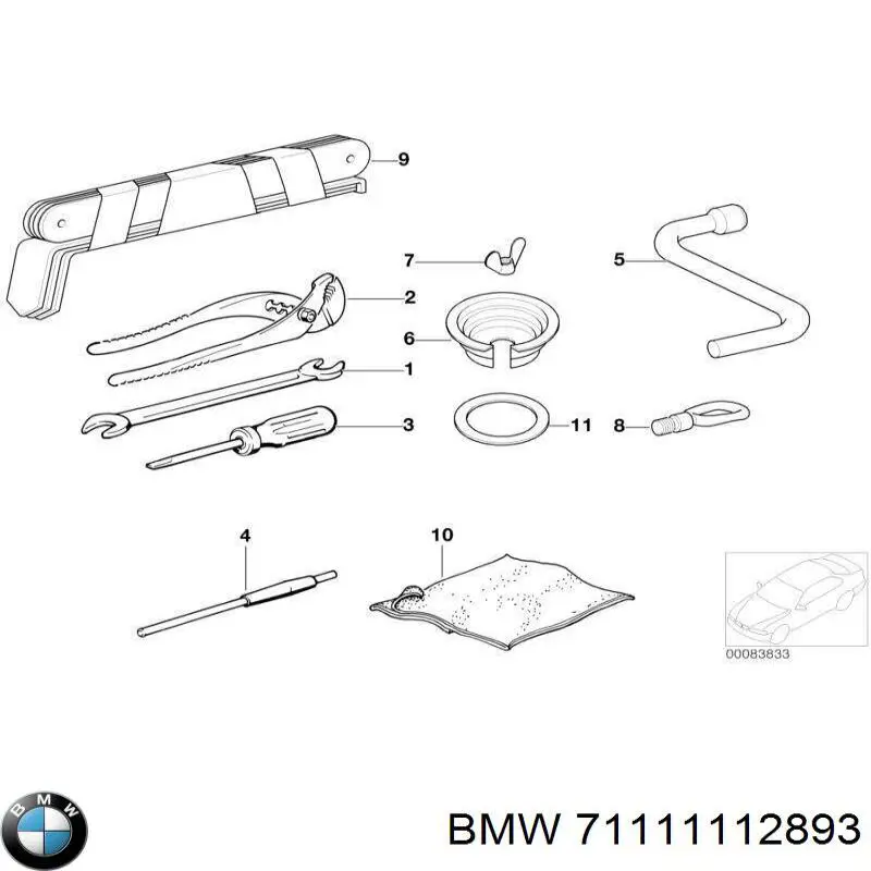 71111112893 BMW