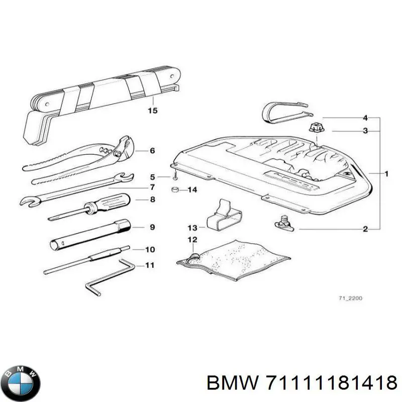 71111181418 BMW