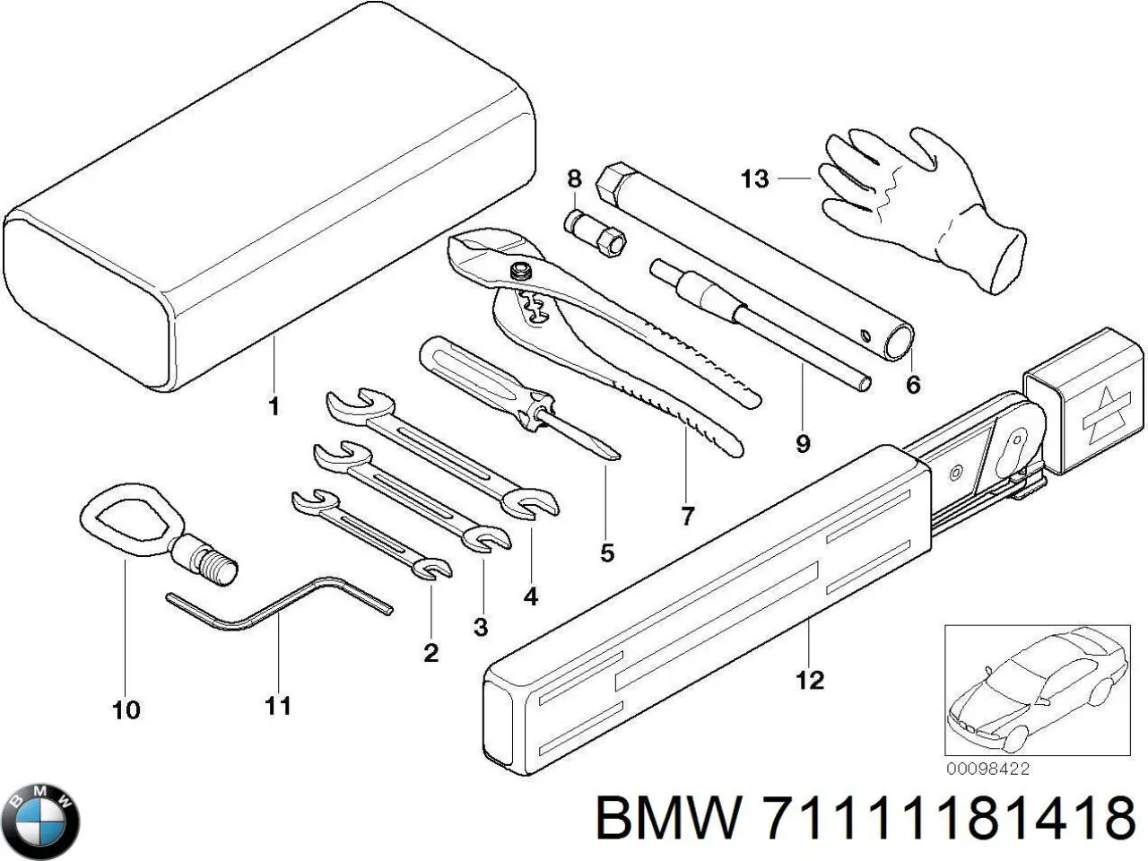 Comprar 71111181418 BMW 