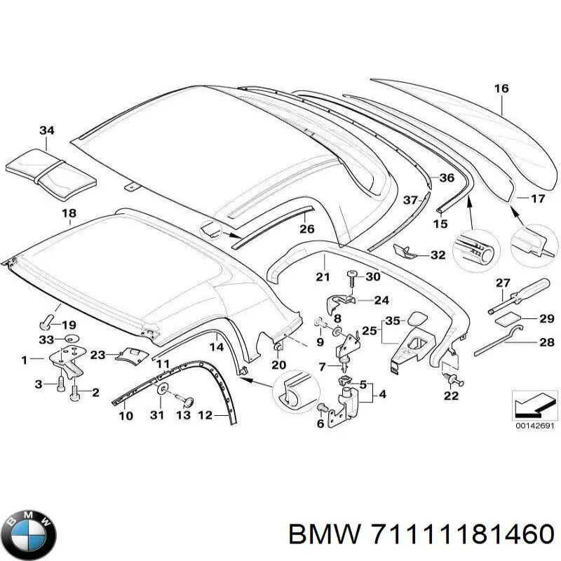 71111181460 BMW 