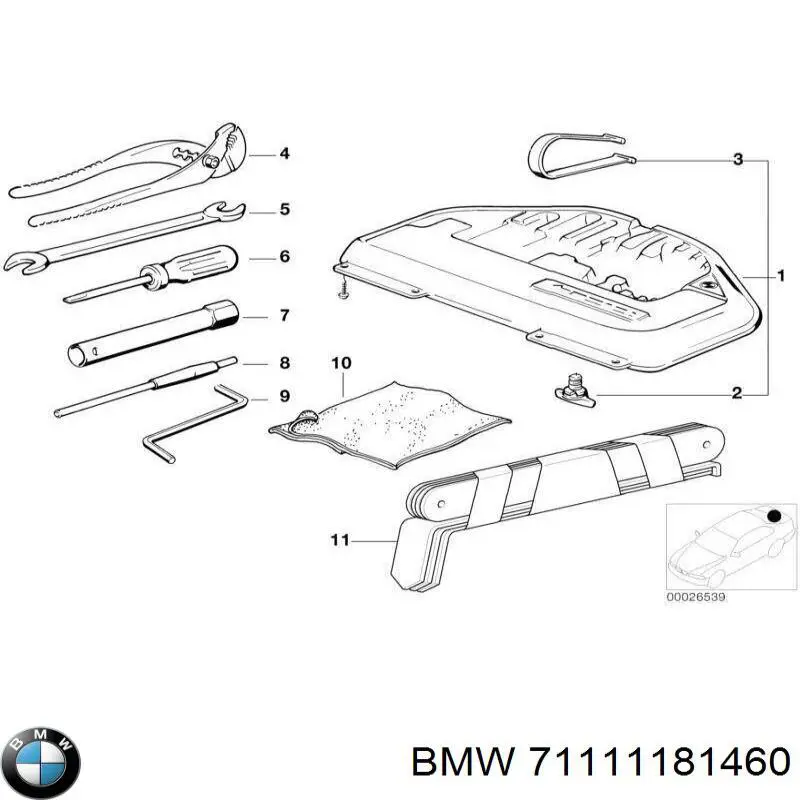  BMW 71111181460 precio, desde 58,40 EUR