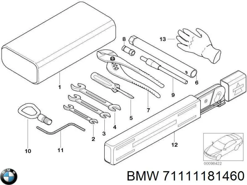 71111181460 BMW 