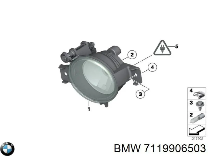 Lámpara halógena BMW 7119906503 precio, desde 9,04 EUR