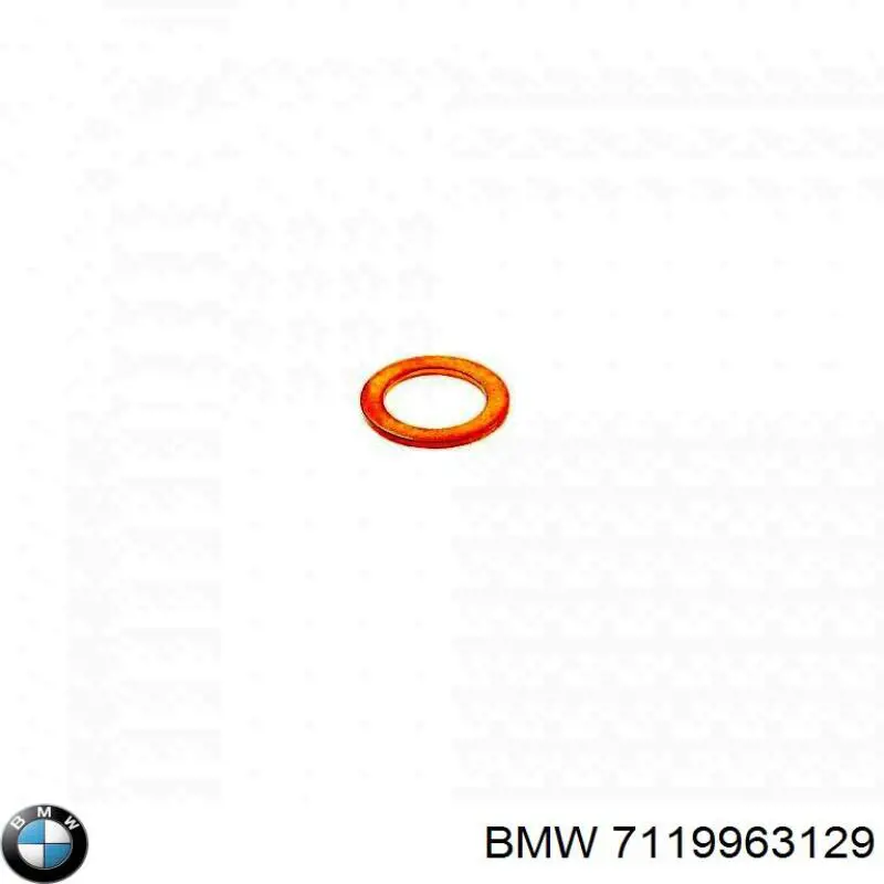 7119963129 BMW junta, tapón roscado, colector de aceite