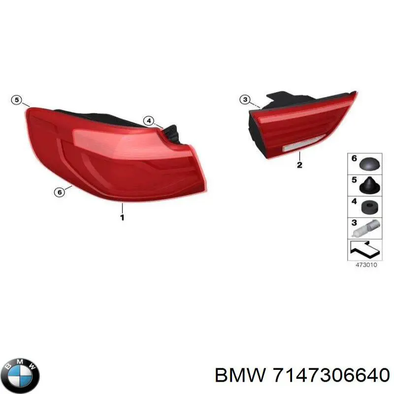 Comprar 7147306640 BMW Clip de fijación de revestimiento de puerta