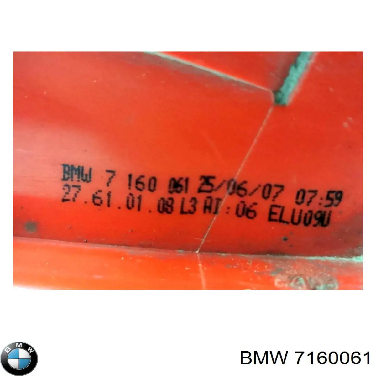 Piloto trasero exterior izquierdo 7160061 BMW