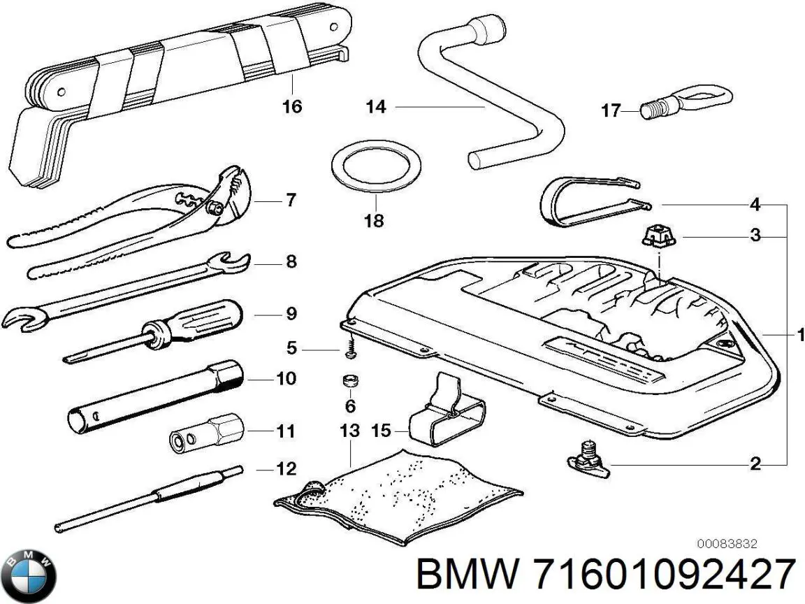  BMW 71601092427 precio, desde  EUR