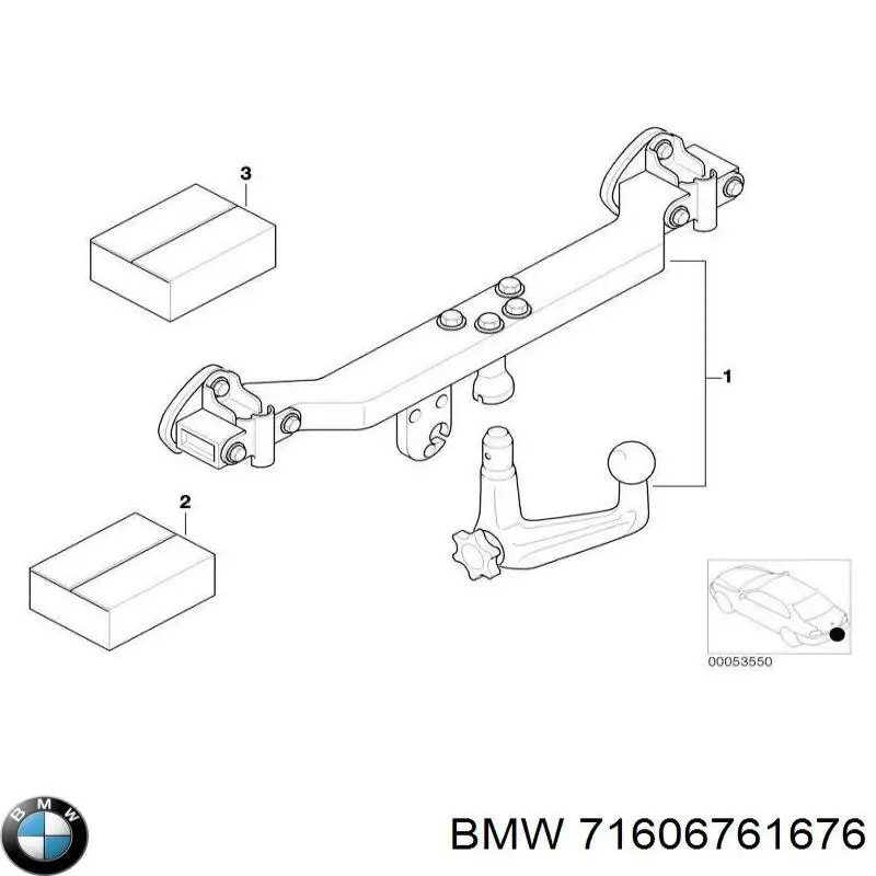 Enganche de remolque BMW 71606761676 precio, desde 707,17 EUR