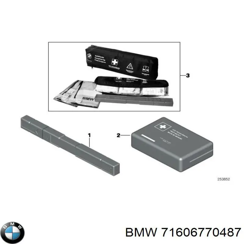 Comprar 71606770487 BMW Triángulo de emergencia