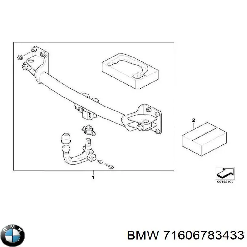 Enganche de remolque BMW 71606783433 precio, desde 759,90 EUR