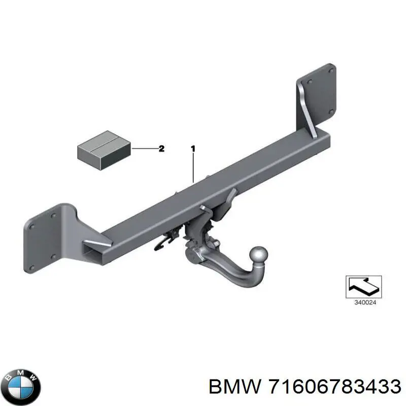Comprar 71606783433 BMW Enganche de remolque