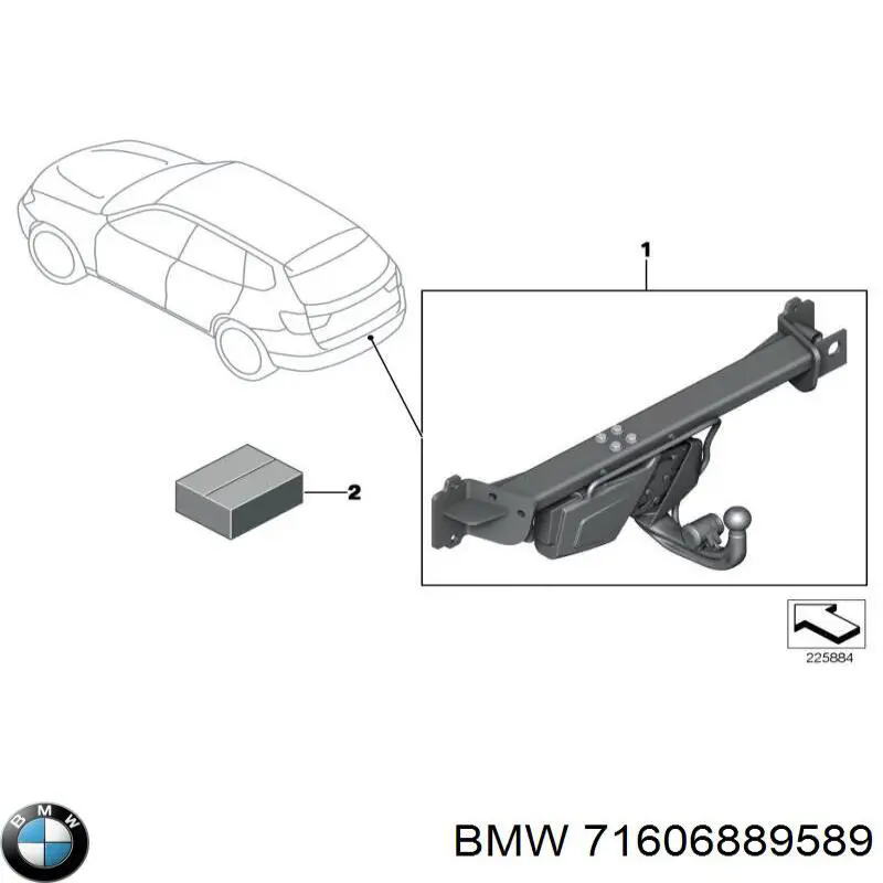 Comprar 71606889589 BMW Amortiguador trasero izquierdo