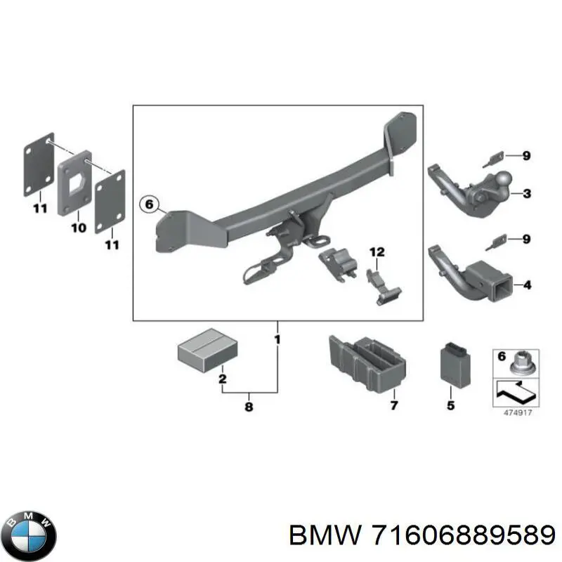 Amortiguador trasero izquierdo BMW 71606889589 precio, desde 70,74 EUR