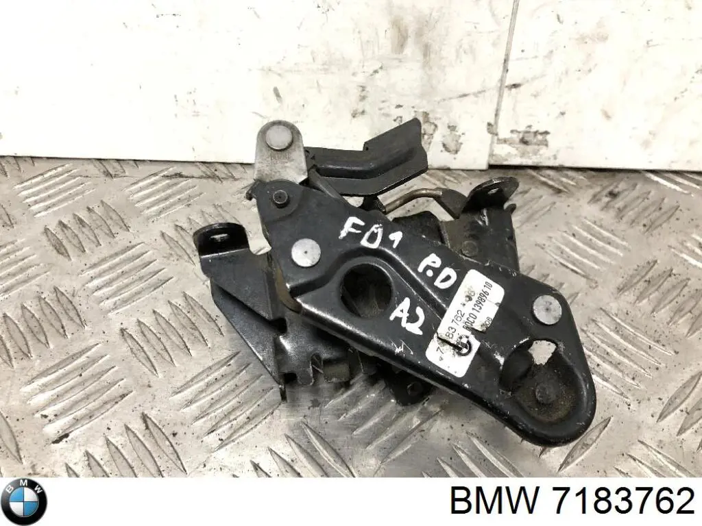 Cerradura del capó derecha 7183762 BMW
