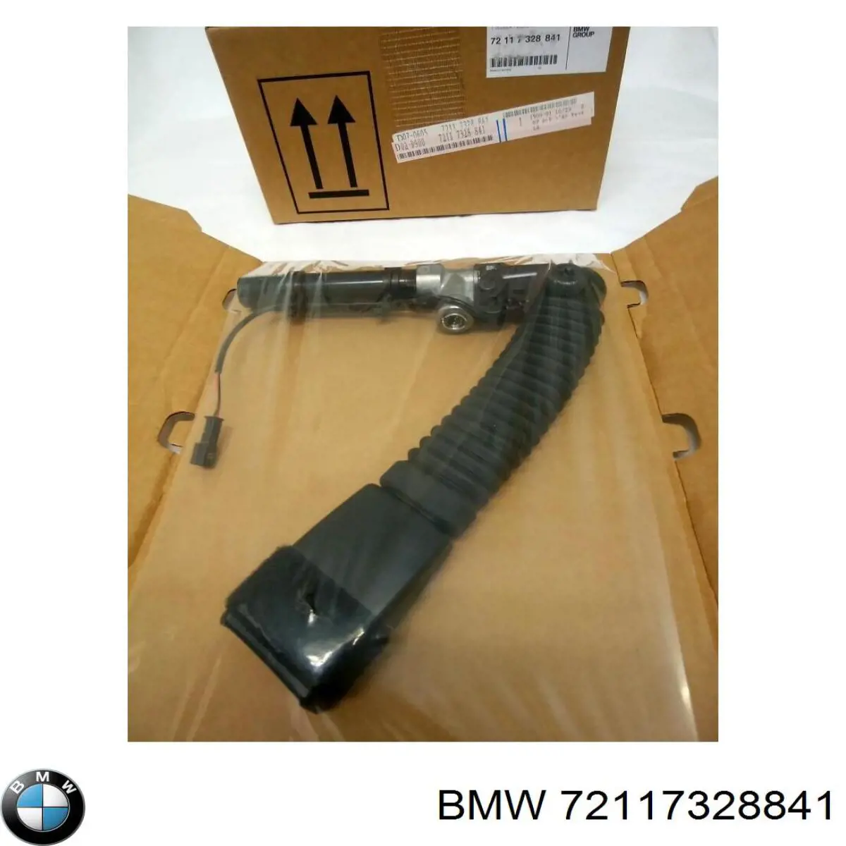 72117328841 BMW palanca delantera izquierda de el cinturon de seguridad