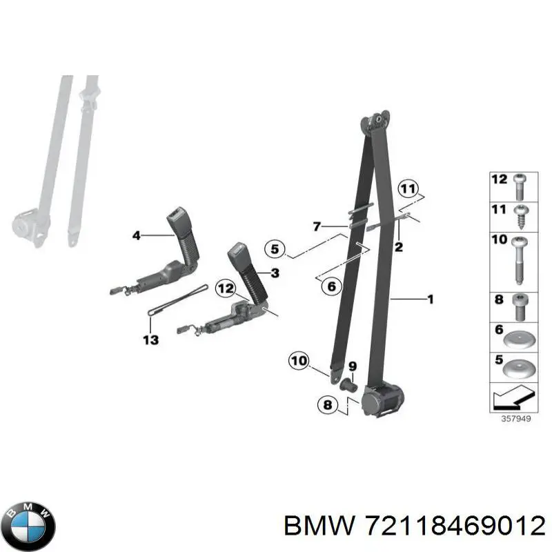 Comprar 72118469012 BMW 