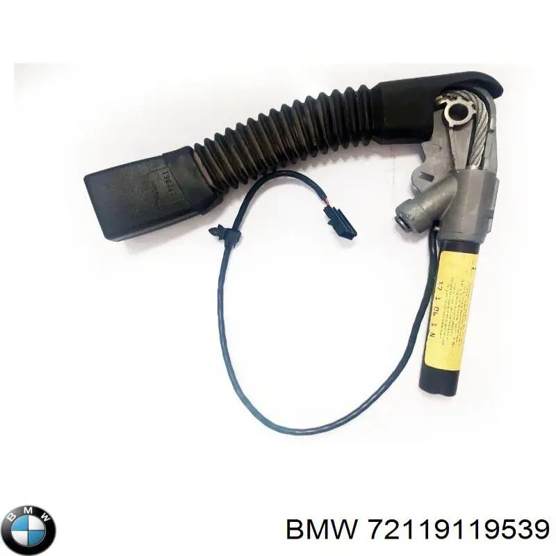 72118408761 BMW palanca delantera izquierda de el cinturon de seguridad