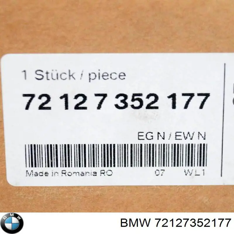 Comprar 72127352177 BMW Airbag de cortina lateral izquierda