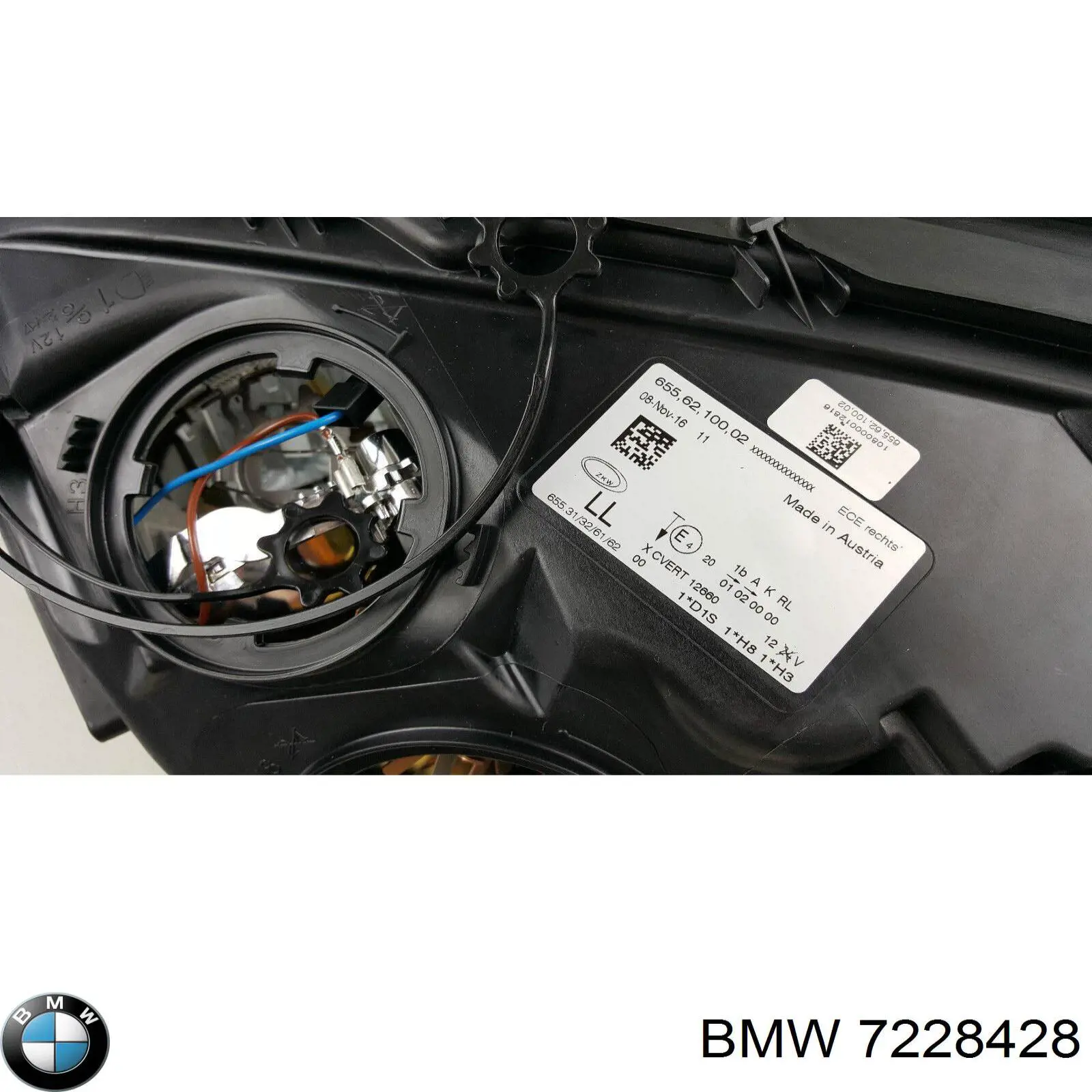 7228428 BMW faro derecho