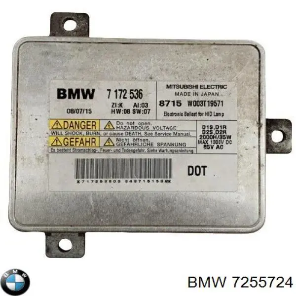 Centralita, faros xenon BMW 7255724 precio, desde 58,69 EUR