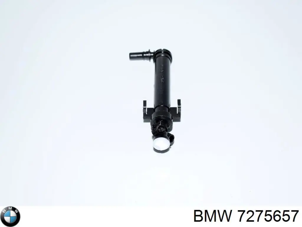 7275657 BMW tobera de agua regadora, lavado de faros, delantera izquierda