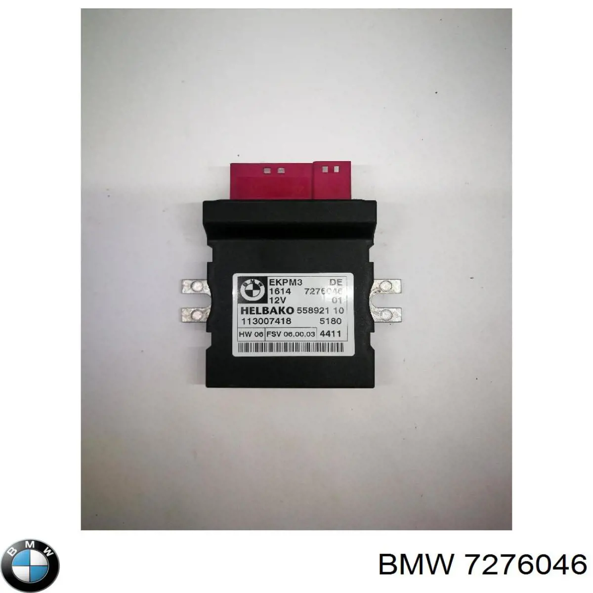 Módulo de control del motor de la bomba de combustible BMW 7276046