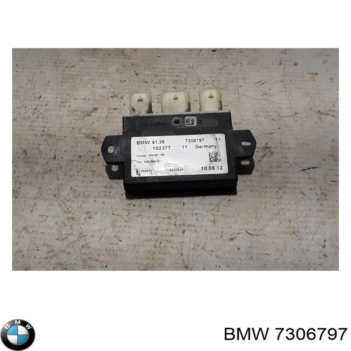 7306797 BMW Sensor de apertura de la tapa del maletero