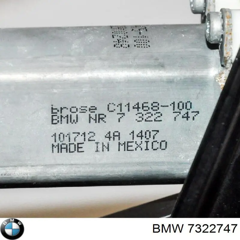 7322747 BMW motor del elevalunas eléctrico
