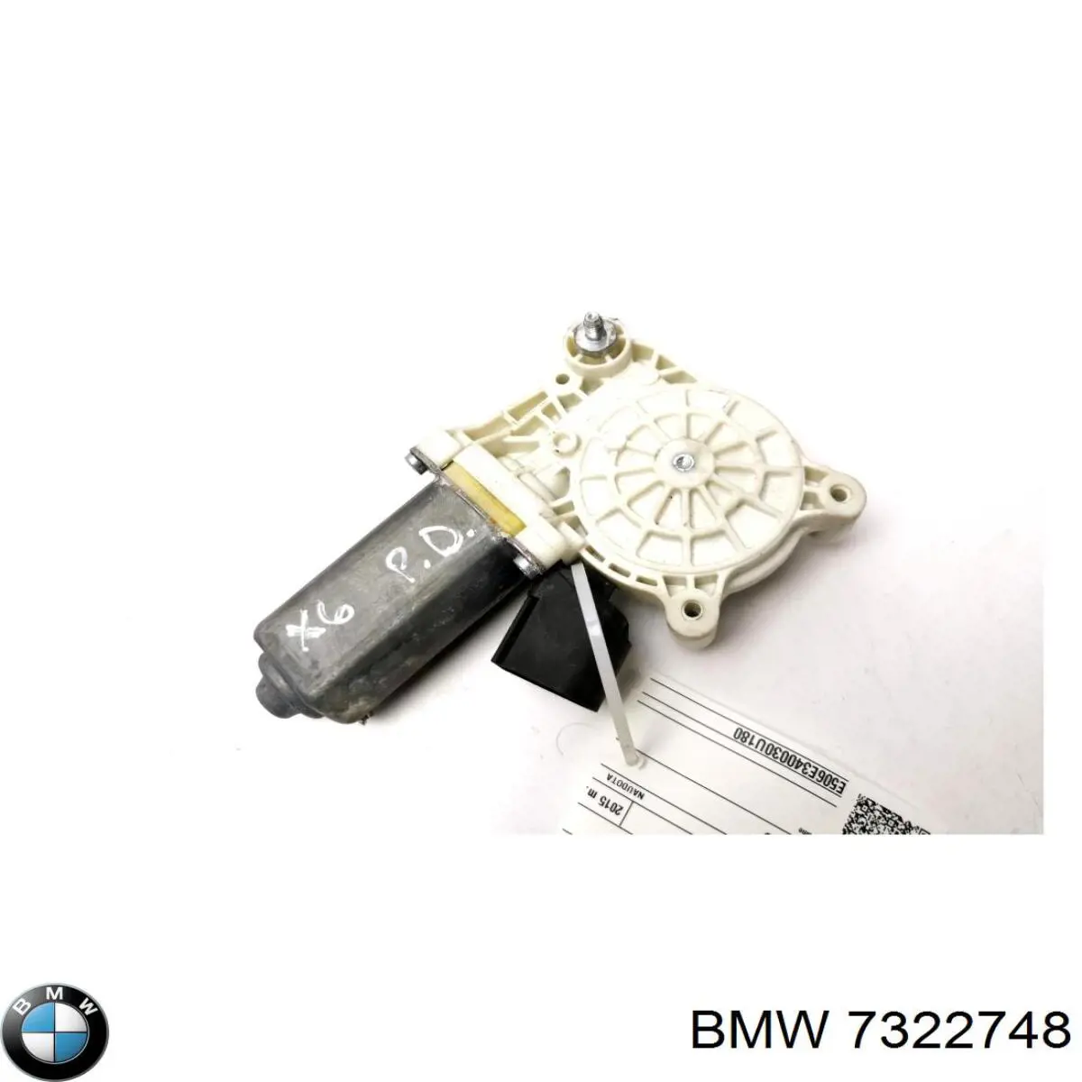 7322748 BMW motor eléctrico, elevalunas, puerta delantera derecha