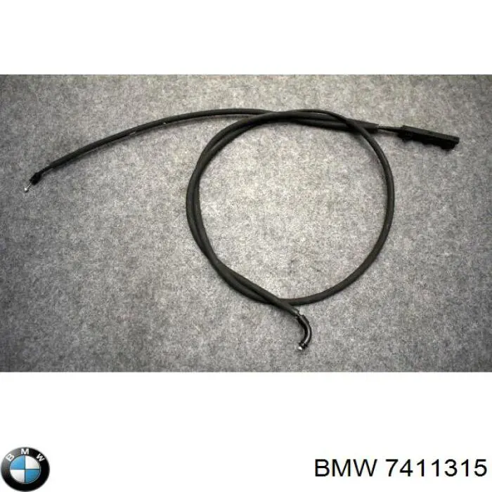 7411315 BMW cable de capó del motor