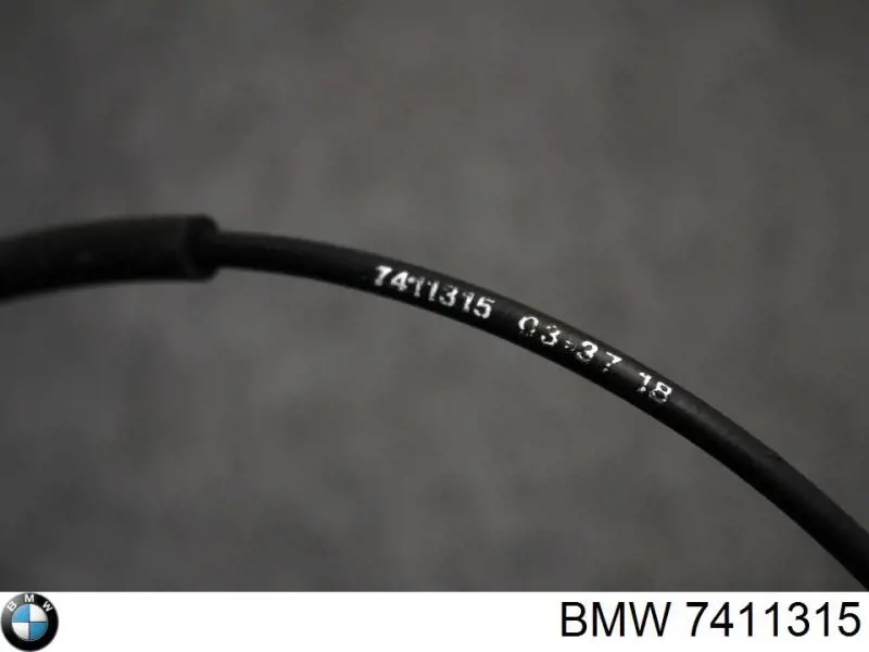 Cable de apertura del capó delantero 7411315 BMW