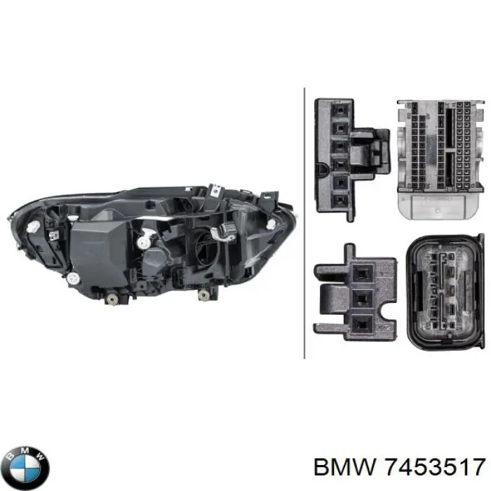 7453517 BMW faro izquierdo