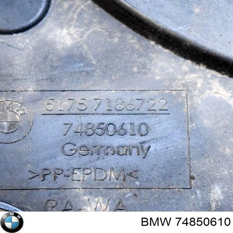 Comprar 74850610 BMW Protector de cárter y depósito de combustible