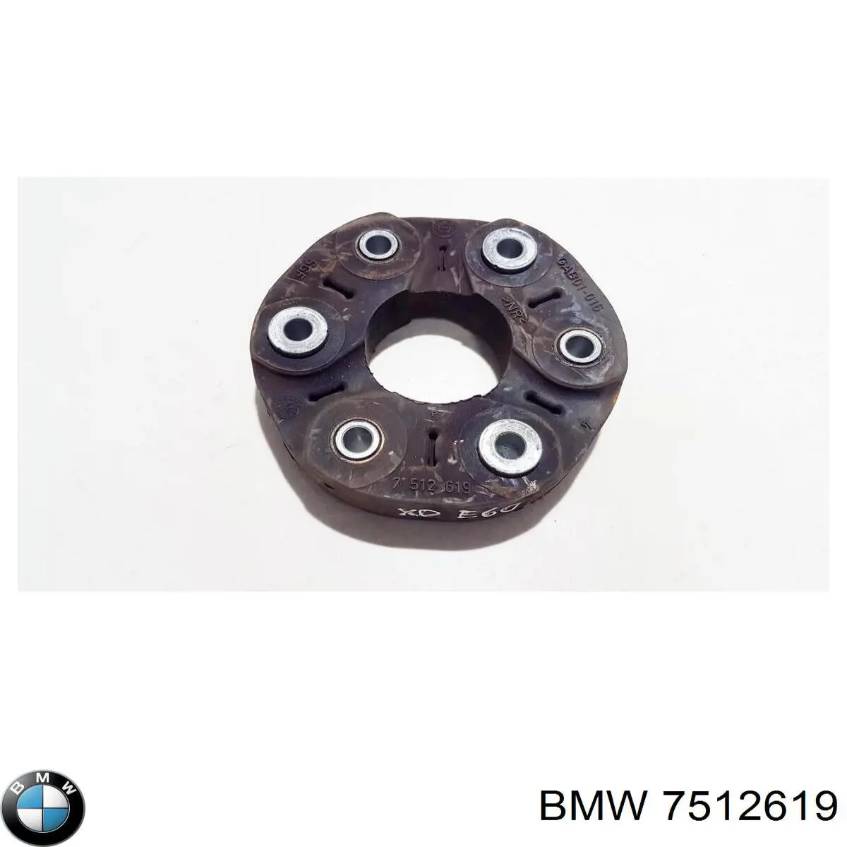 7512619 BMW Acoplamiento elástico delantero del cardán