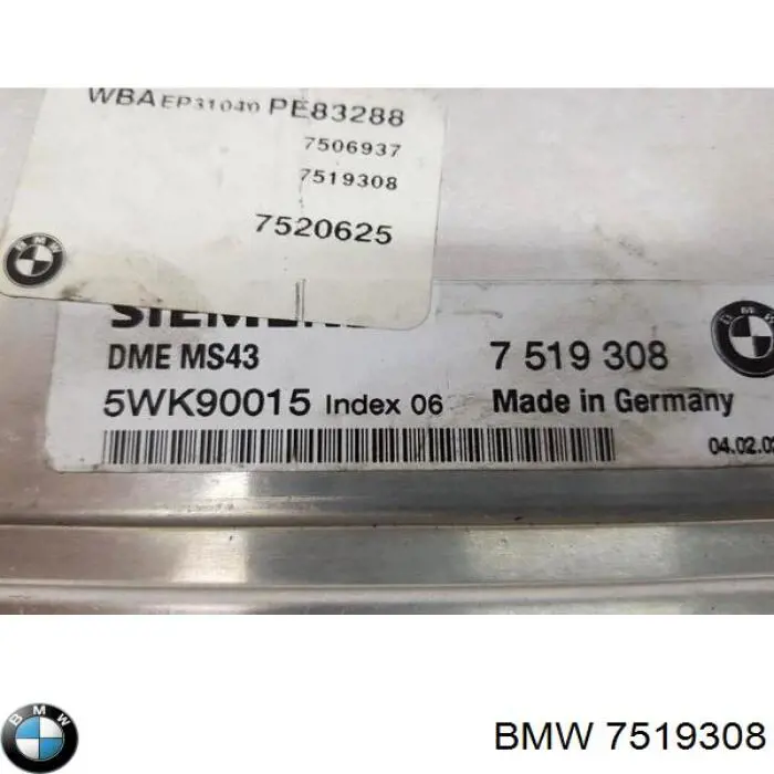Unidad de control del motor  BMW 7519308 precio, desde 172,79 EUR